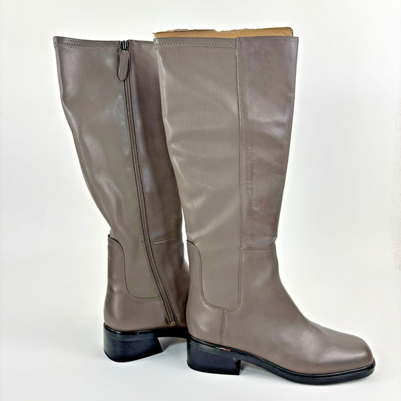 Franco Sarto Women's Giselle Tall Medium Shaft Boot Castagno Leather Size 9W - Picture 3 of 16